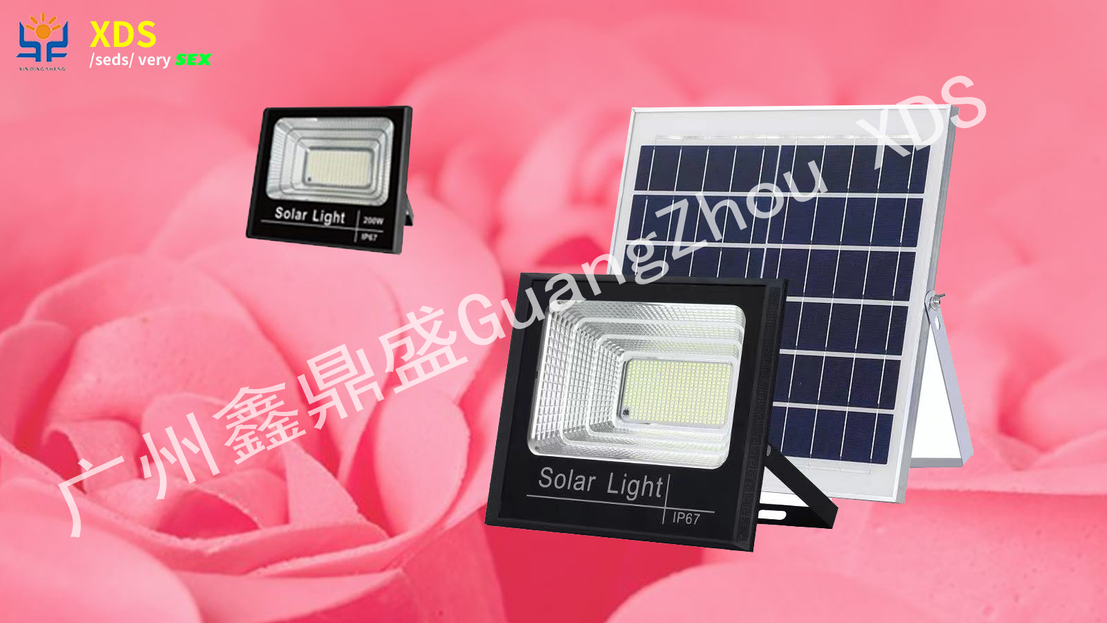 200W Solar Hand Portable Project and Search Light