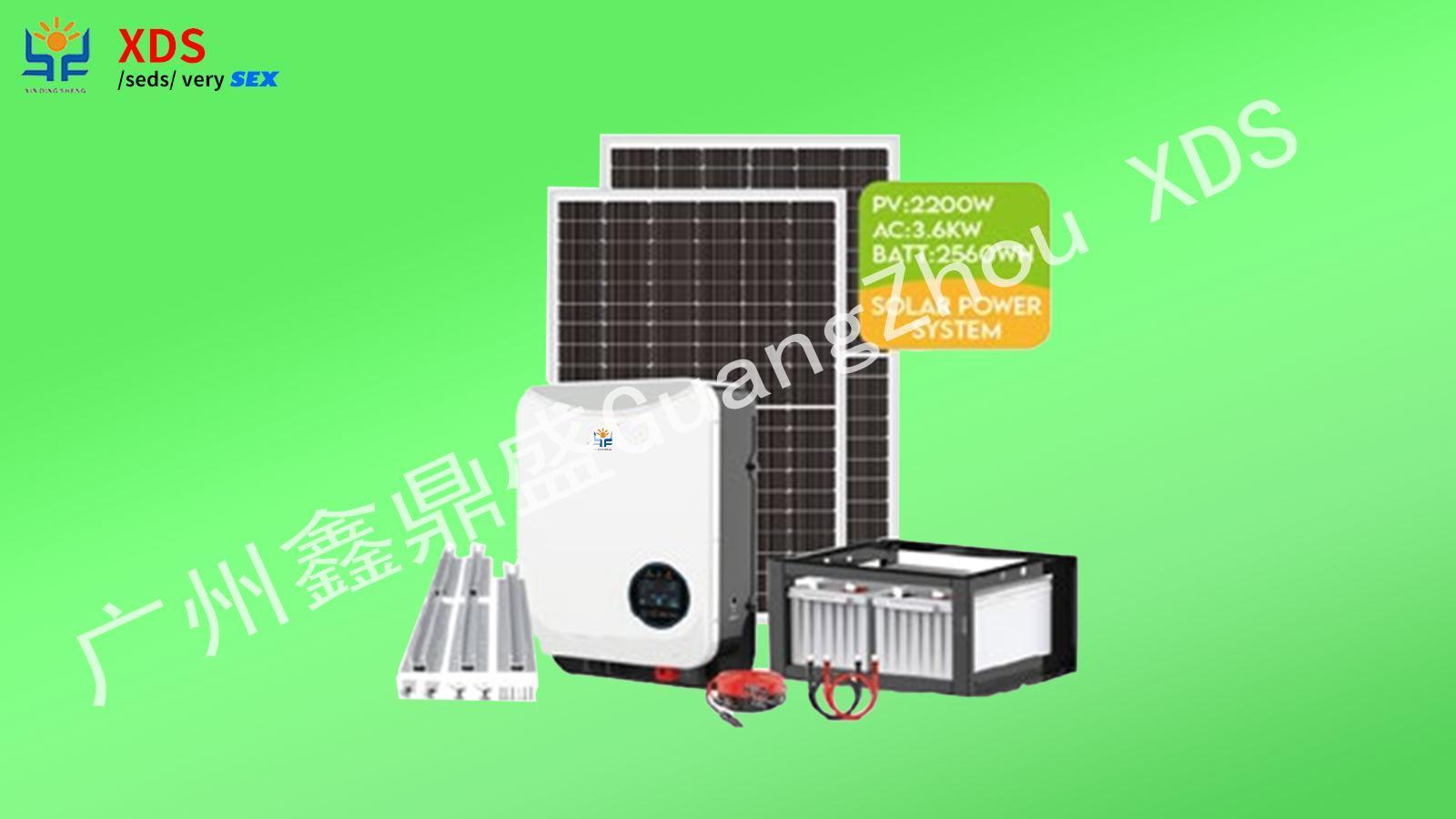 4.2KW / 4.8KWH Split Solar Power System (Off-Grid High Frequency,GEL Battery)