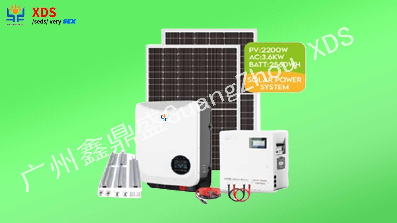 4.2KW / 2.56KWH Split Solar Power System (Off-Grid High Frequency,LFP Battery)