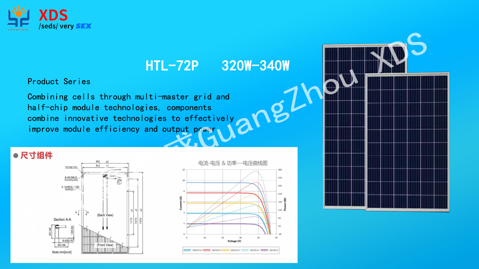 320-340W Solar Panel(Photovoltaic Module-Polycrystal)