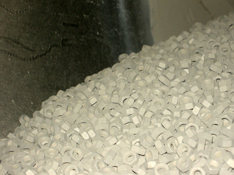 Workpieces supported by mature galvanizing process