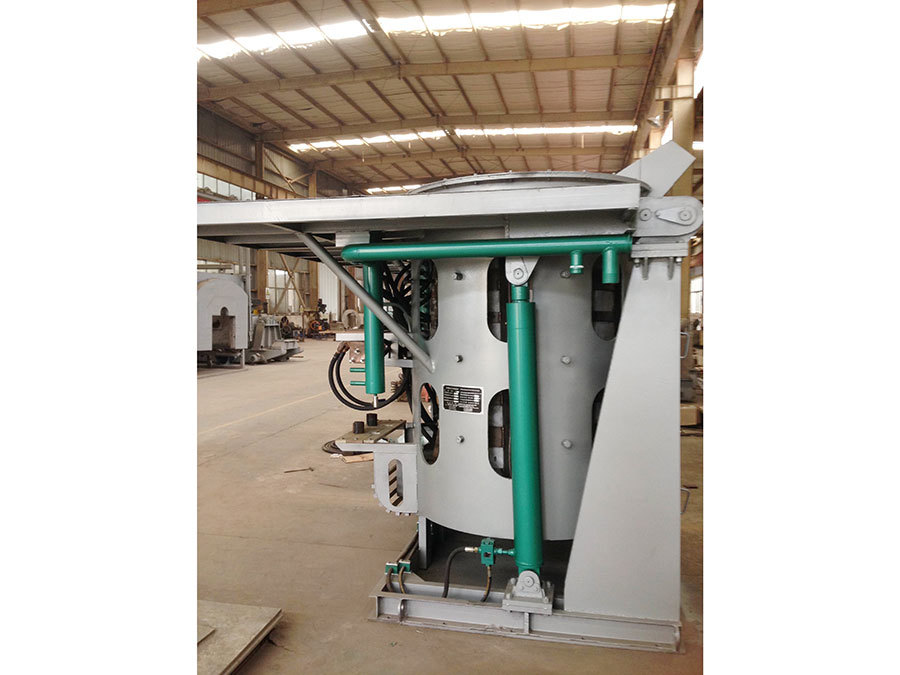Steel shell medium frequency melting furnace