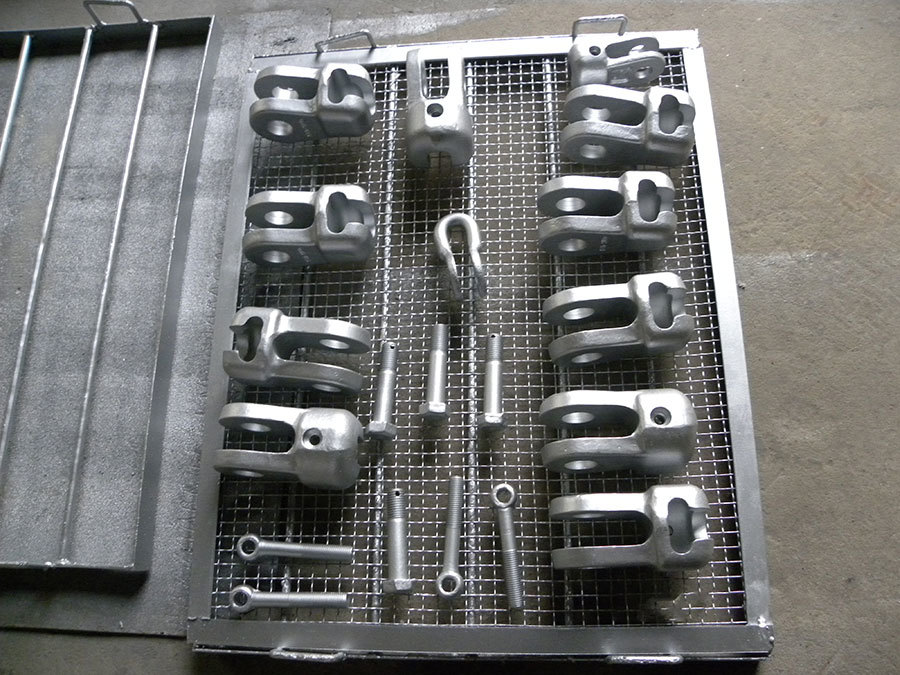 Galvanizing treated power fittings