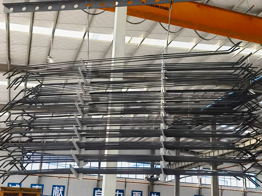 Offshore photovoltaic accessories processed by hot galvanizing
