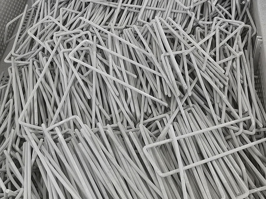 Offshore photovoltaic accessories processed by hot galvanizing