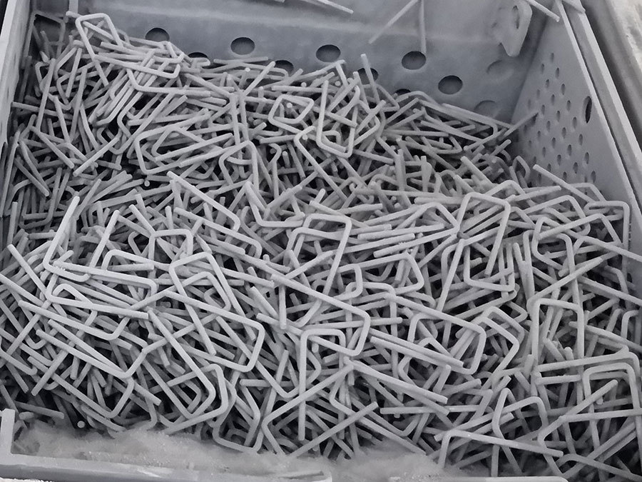Photovoltaic accessories processed by hot galvanizing