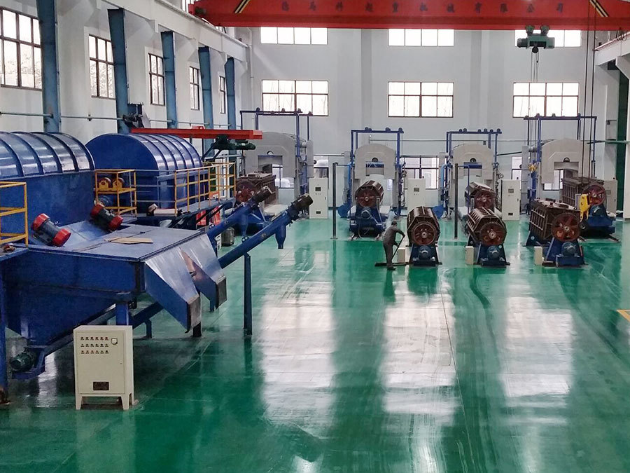Hot zincizing production line