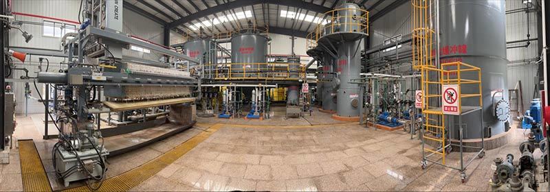 Treatment of mercury-containing wastewater from 400000 tons of polyvinyl chloride plant in medium salt Jilantai