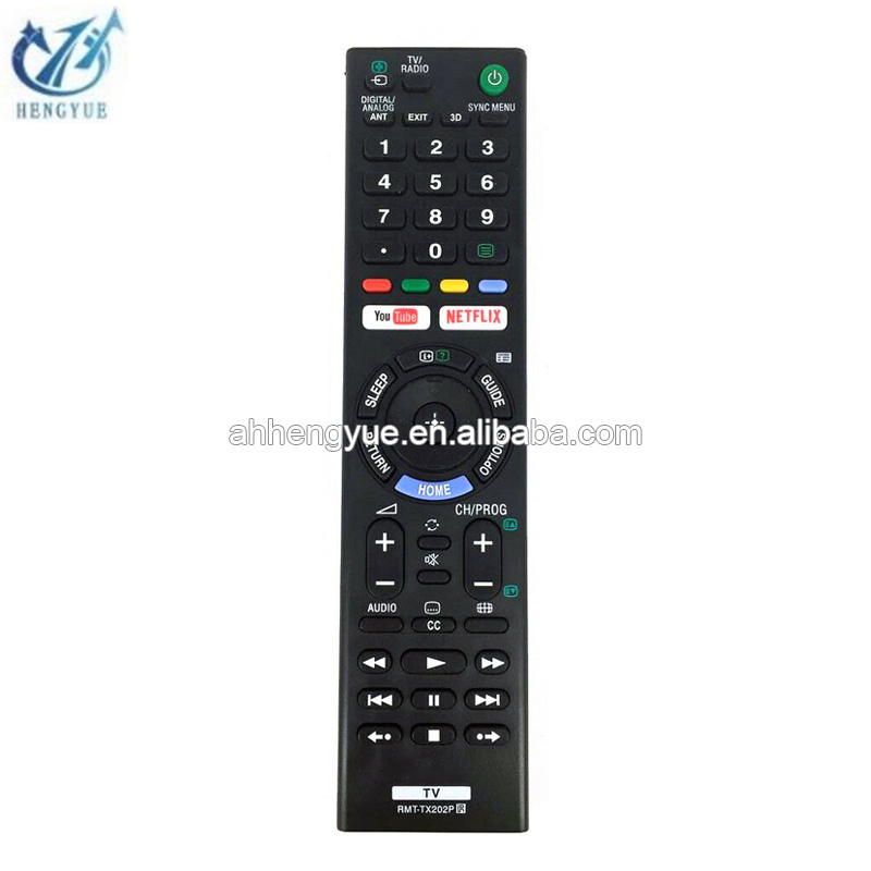 New Replace Bravia Remote Control For LCD LED TV with YouTube NETFLIX new ABS material in stock Universal controller RMT-TX202P 