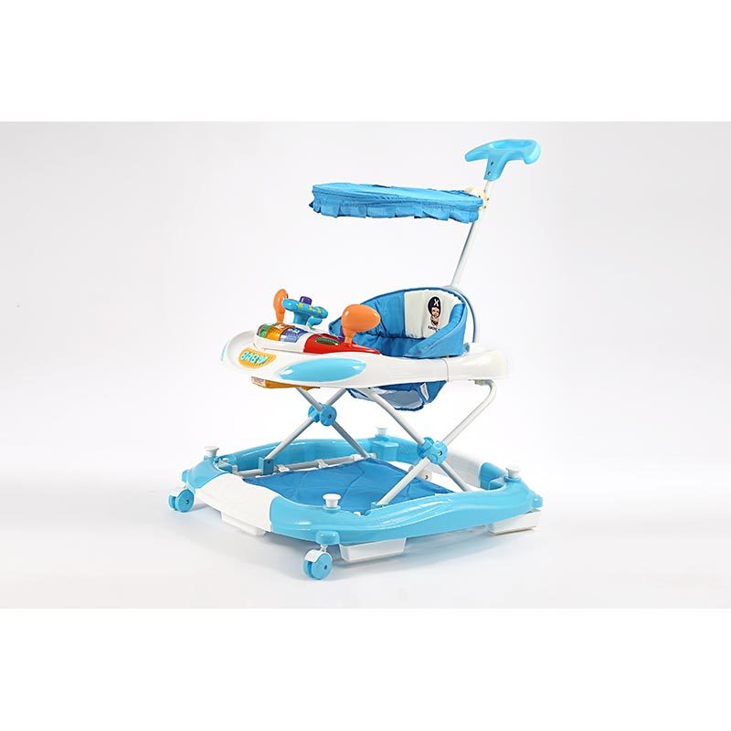 Fabricamos andadores para bebés con sombrillas para proteger a los bebés del sol incluso cuando están al aire libre.