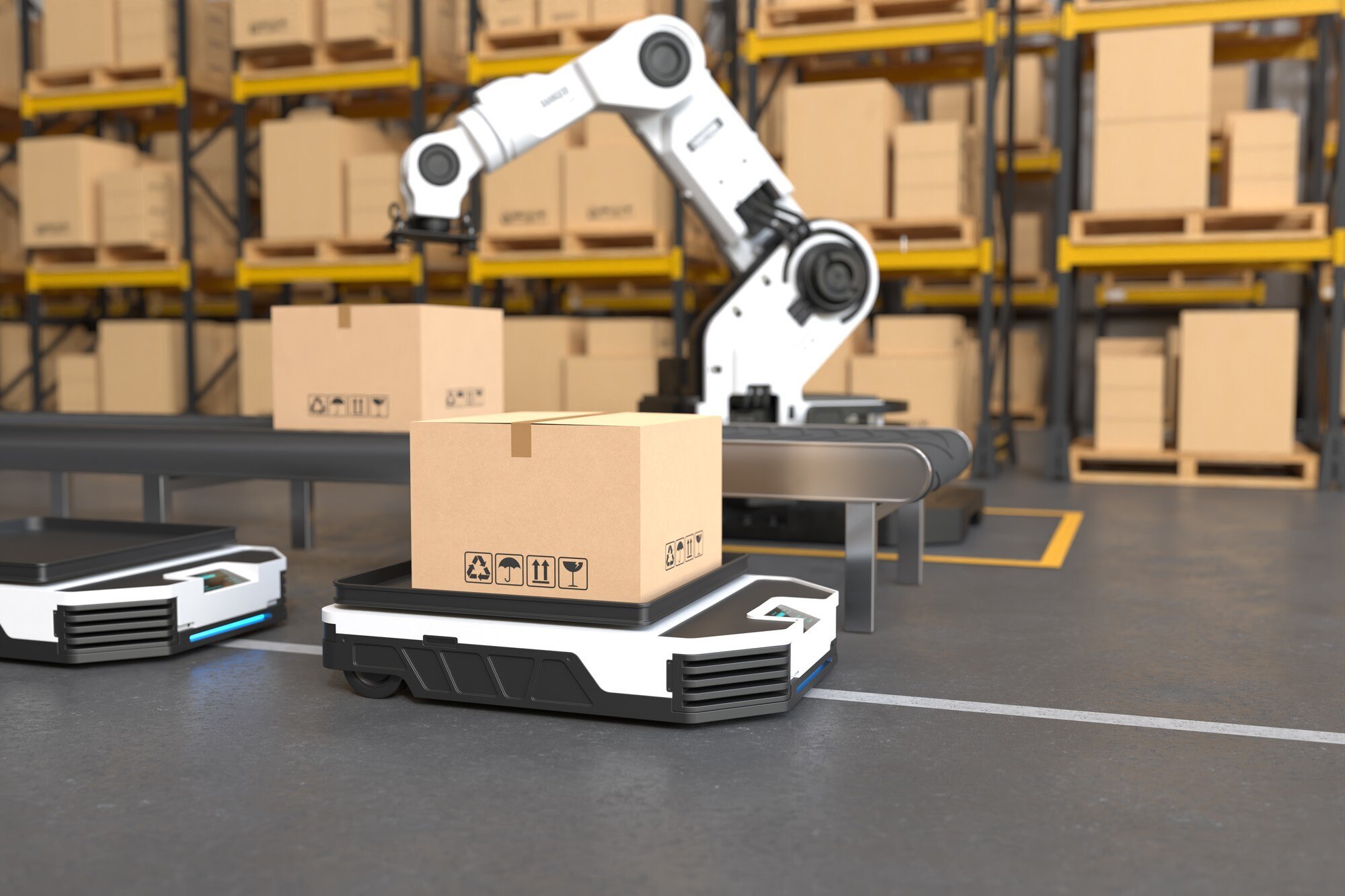 Control of  AGV