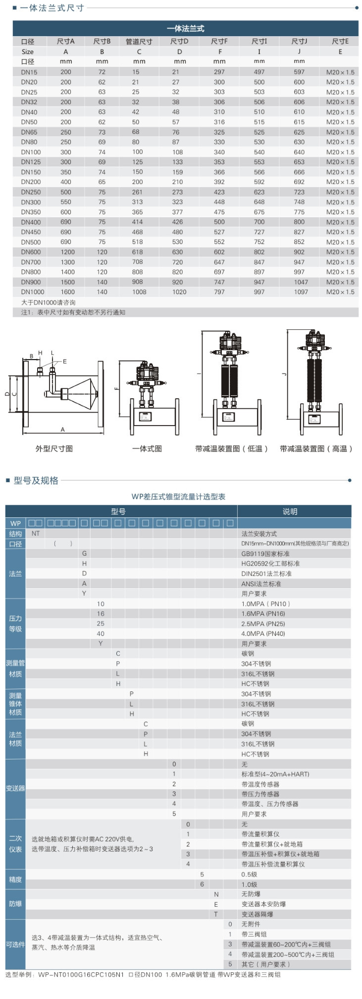 差壓式錐型流量計(jì)