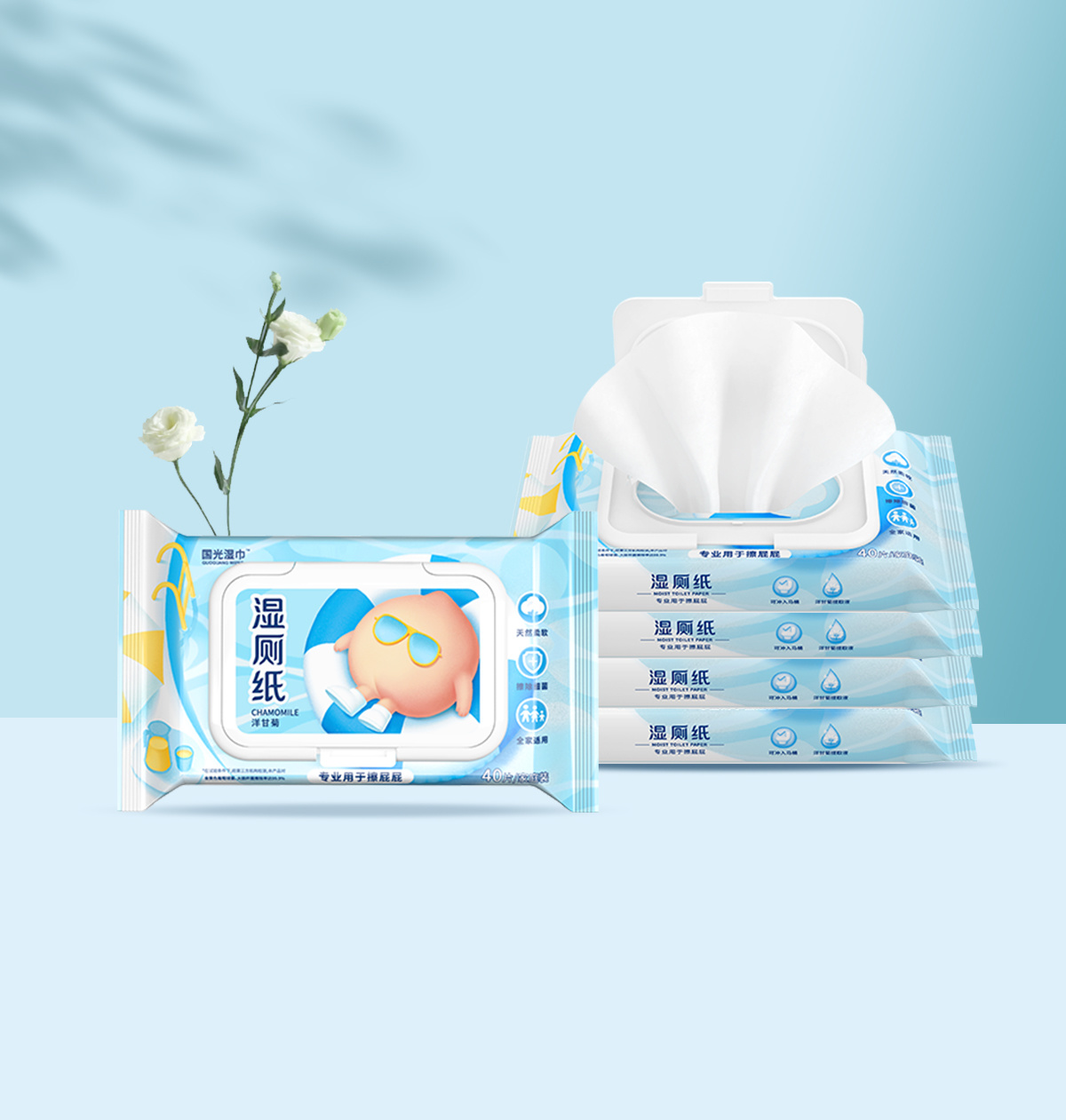 湿厕纸