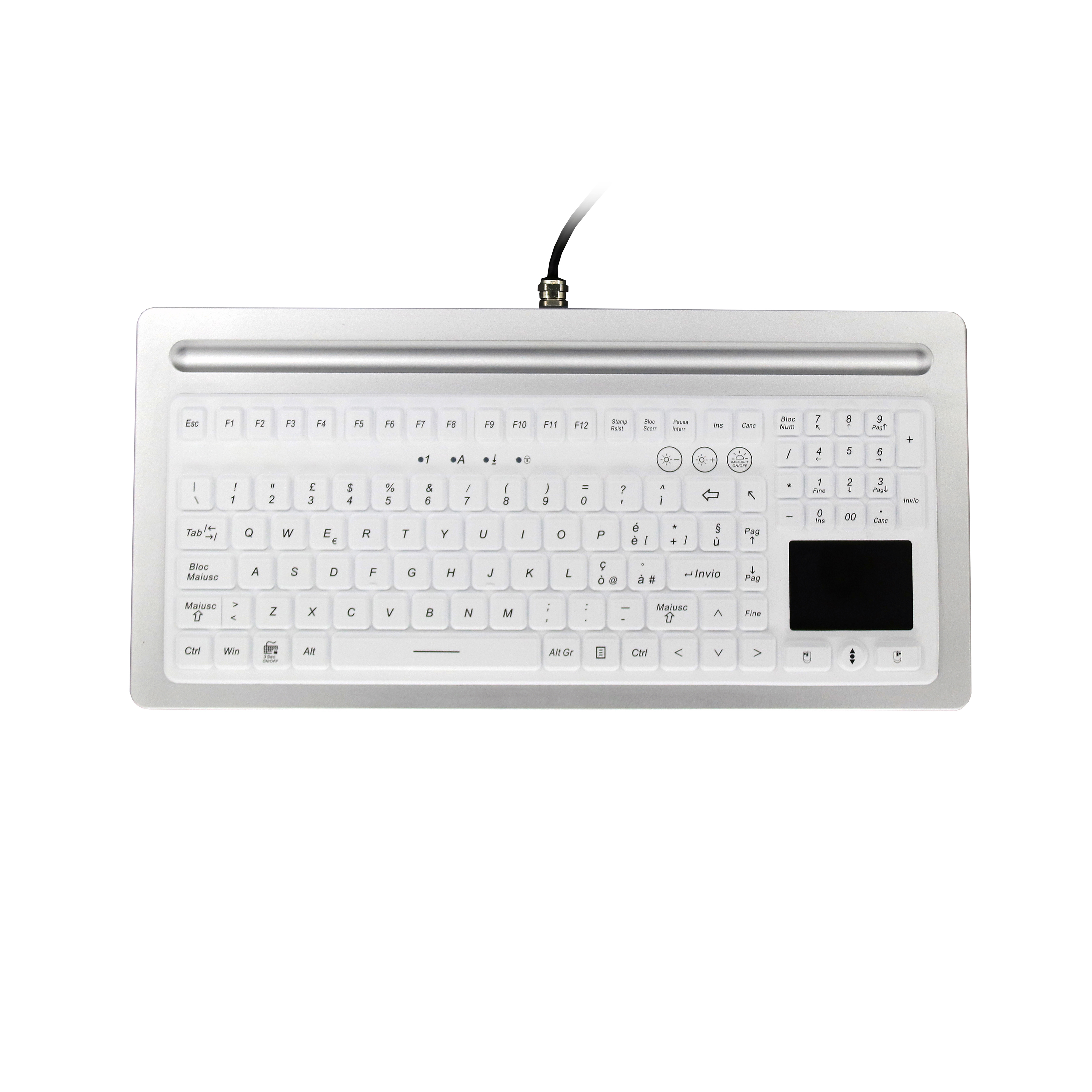 Desktop operating room keyboard