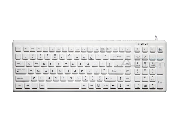 Magnetic Back Wired Sealed Silicone Keyboard