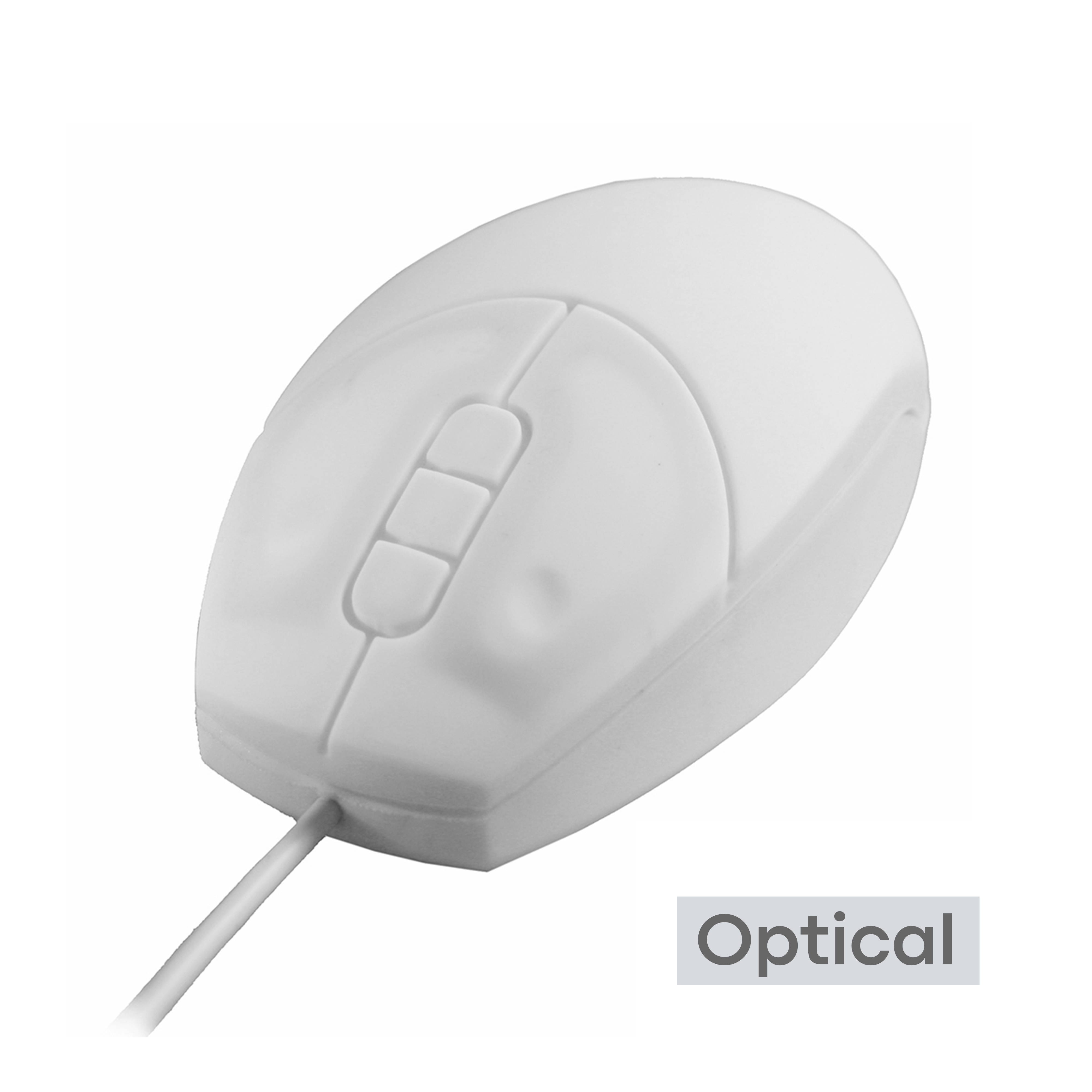 Medical Grade Sealed Antibacterial Silicone IP68 Waterproof Small Optical Mouse
