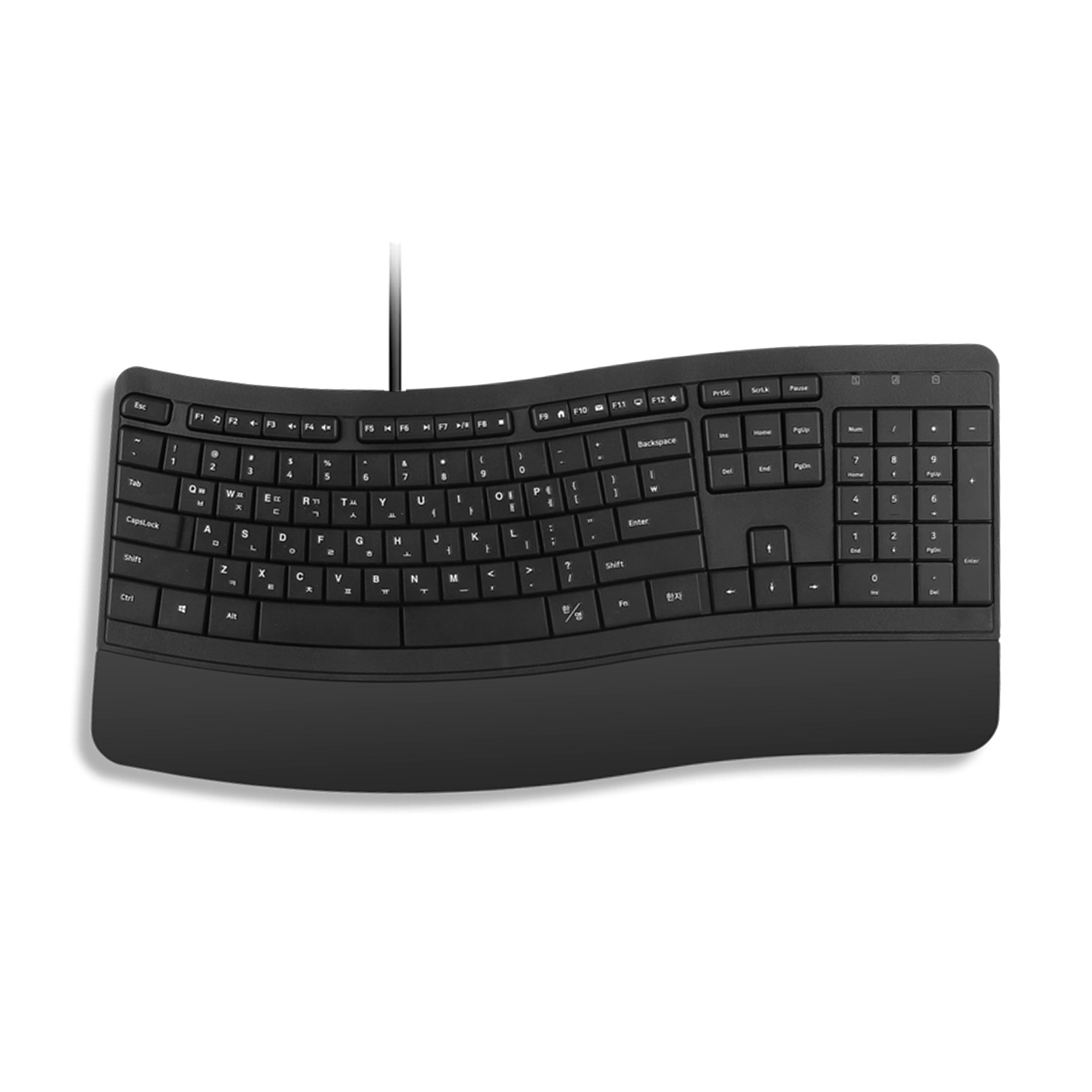 AITmon Contoured Ergonomic Split Key USB Keyboard