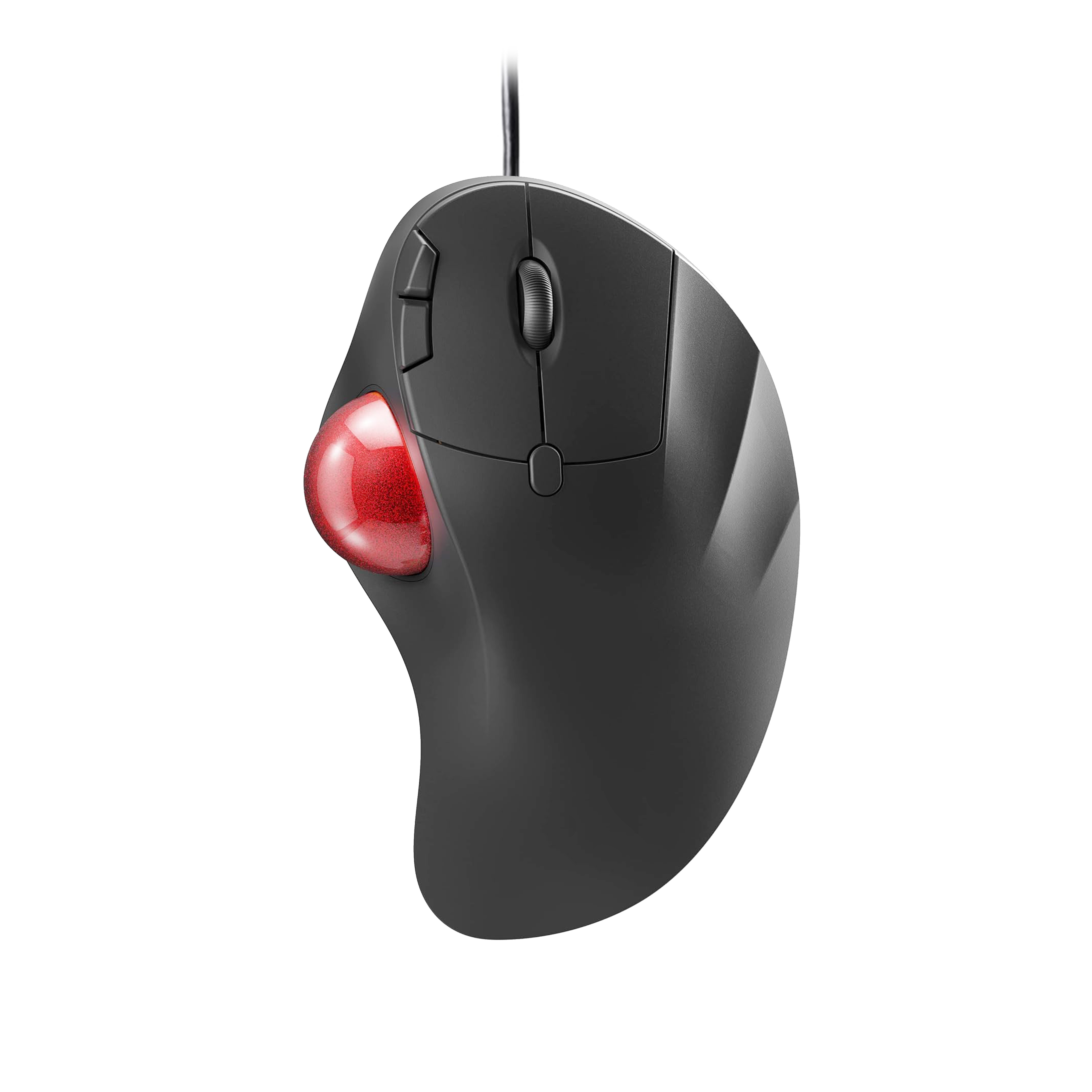 AITmon Contoured Ergonomic USB Mouse with Trackball