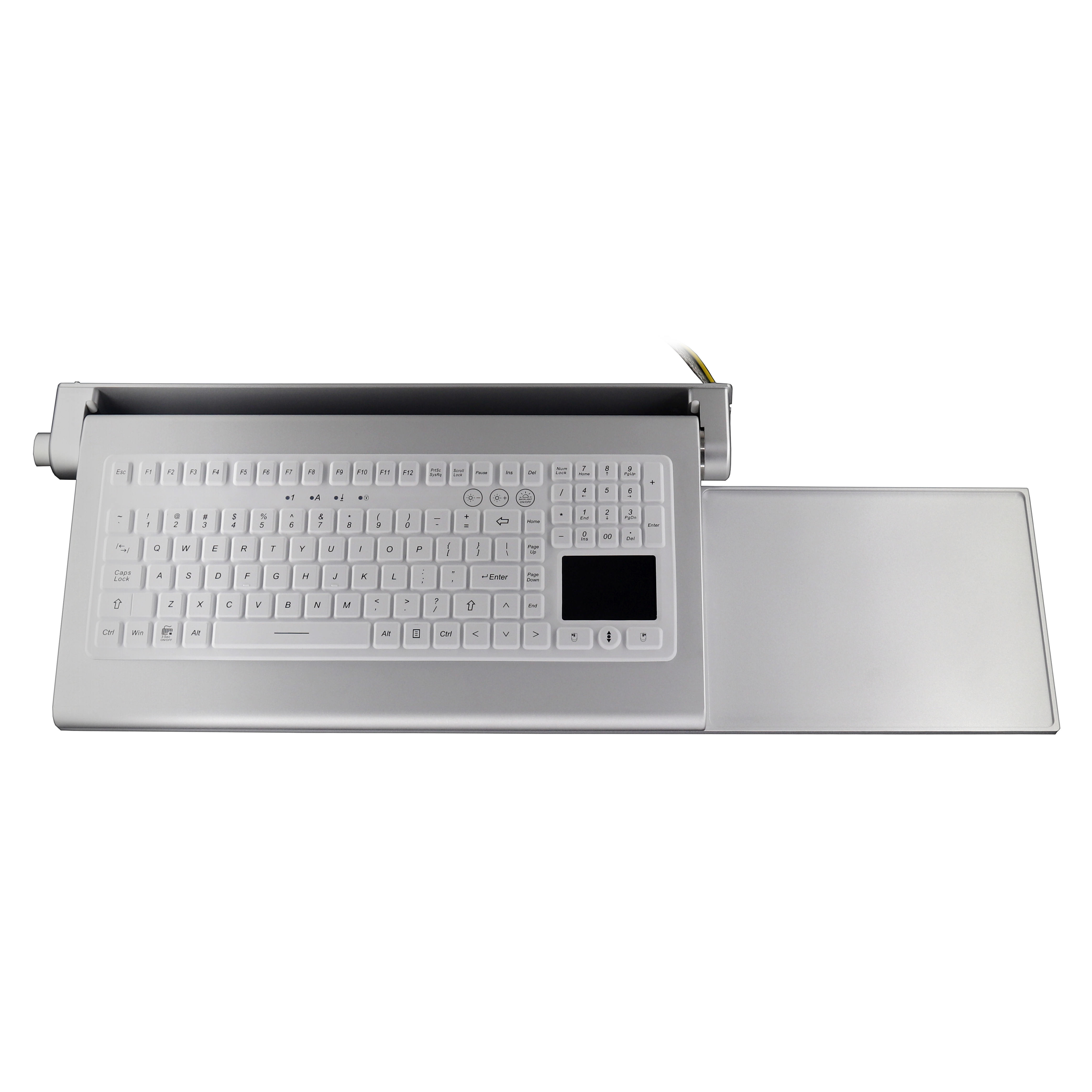 Wall Mounted Keyboard and Mouse System For Operation Room