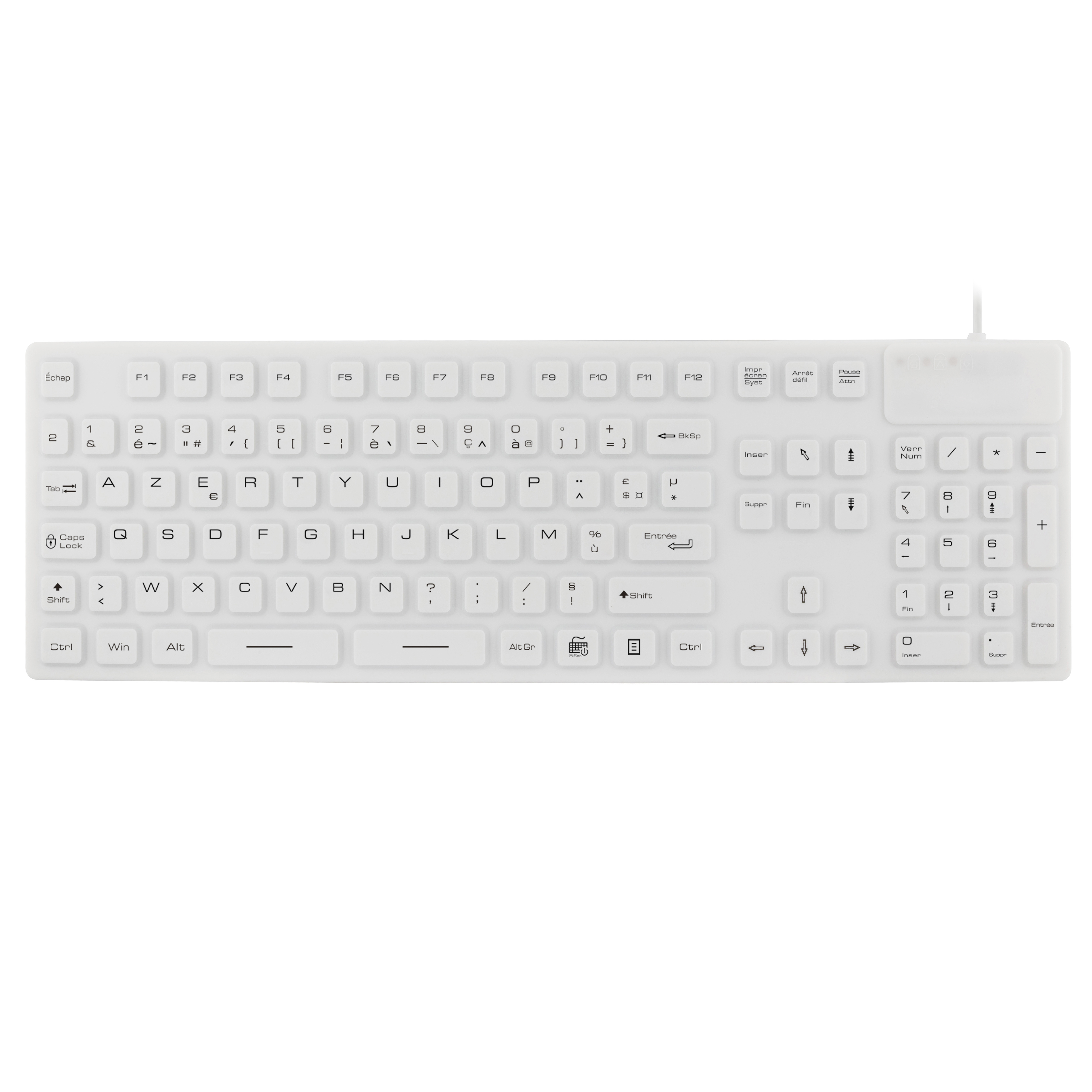 Medical Grade Sealed Silicone IP68 Keyboard