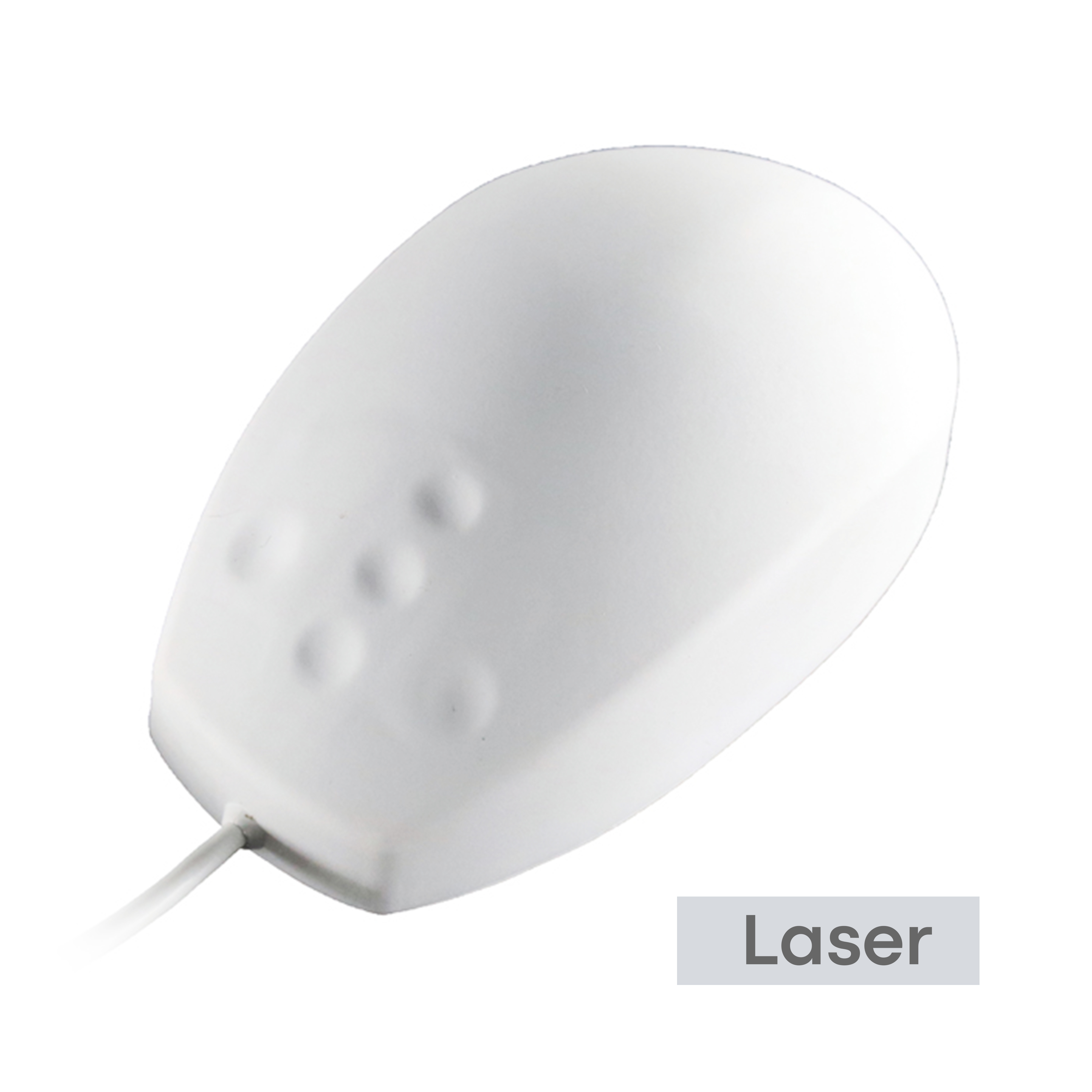 Medical Grade Sealed Antibacterial Silicone IP68 Waterproof Small Laser Mouse