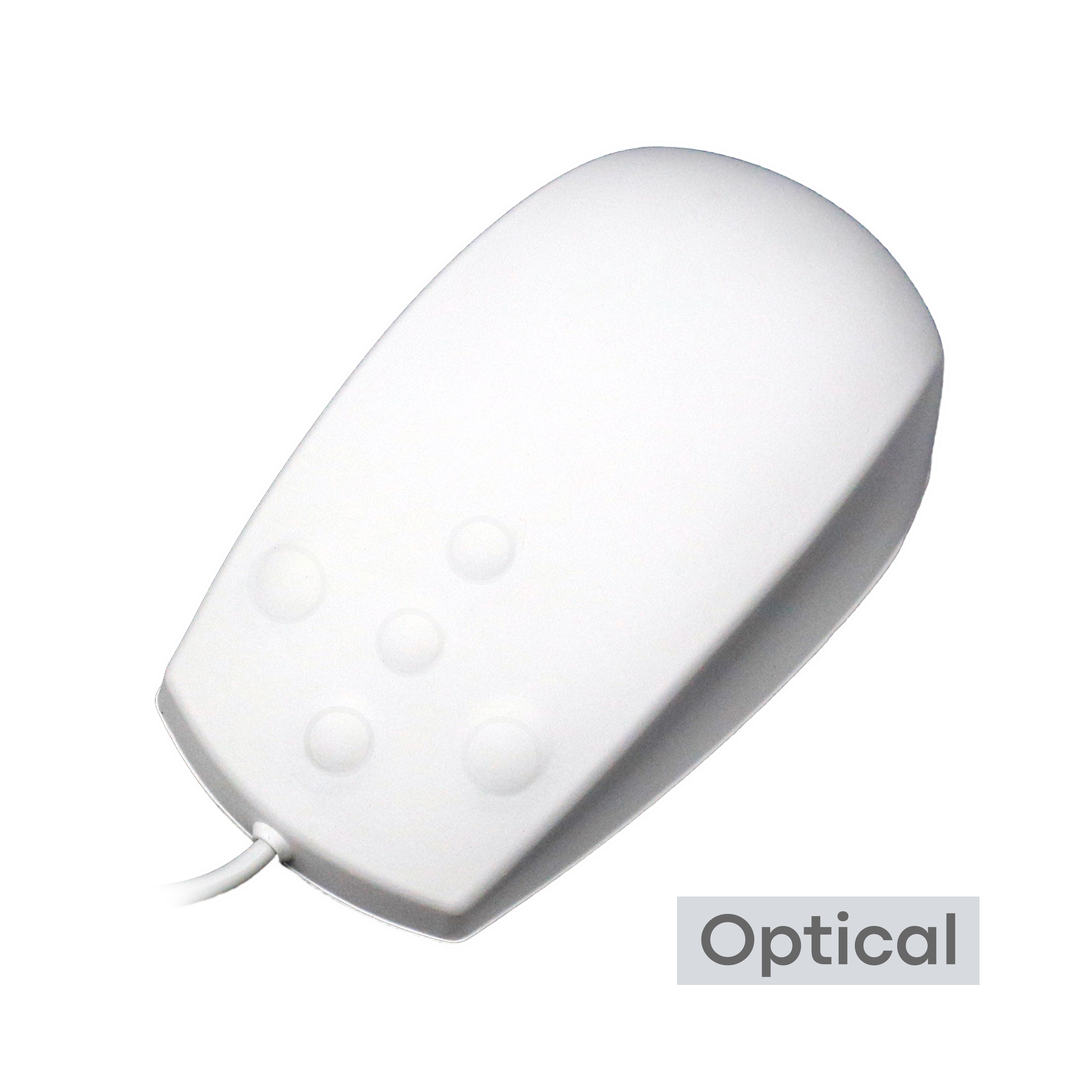 Medical Grade Sealed Silicone IP68 Waterproof Antibacterial Optical Mouse