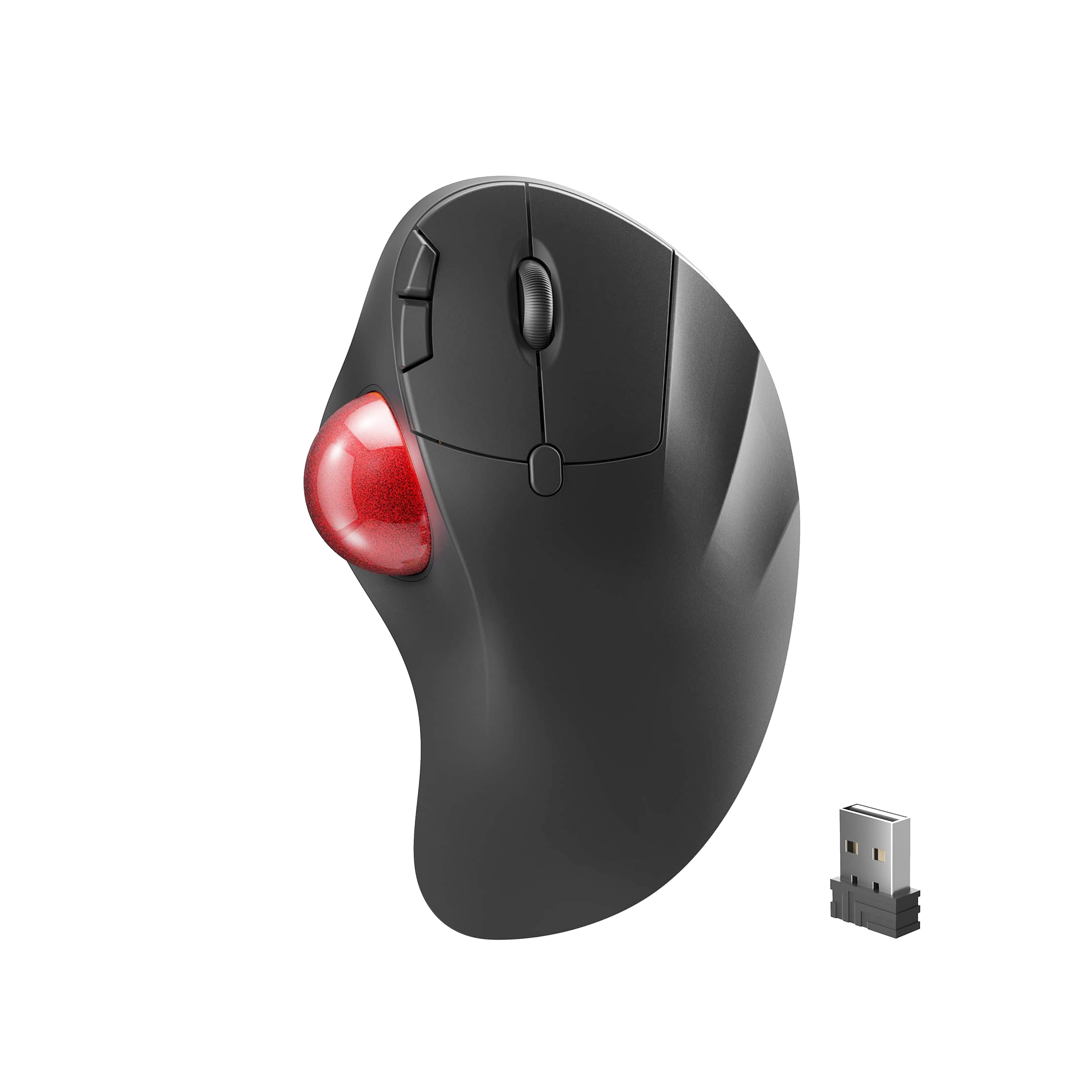 AITmon Contoured Ergonomic Wirelss Mouse with Trackball