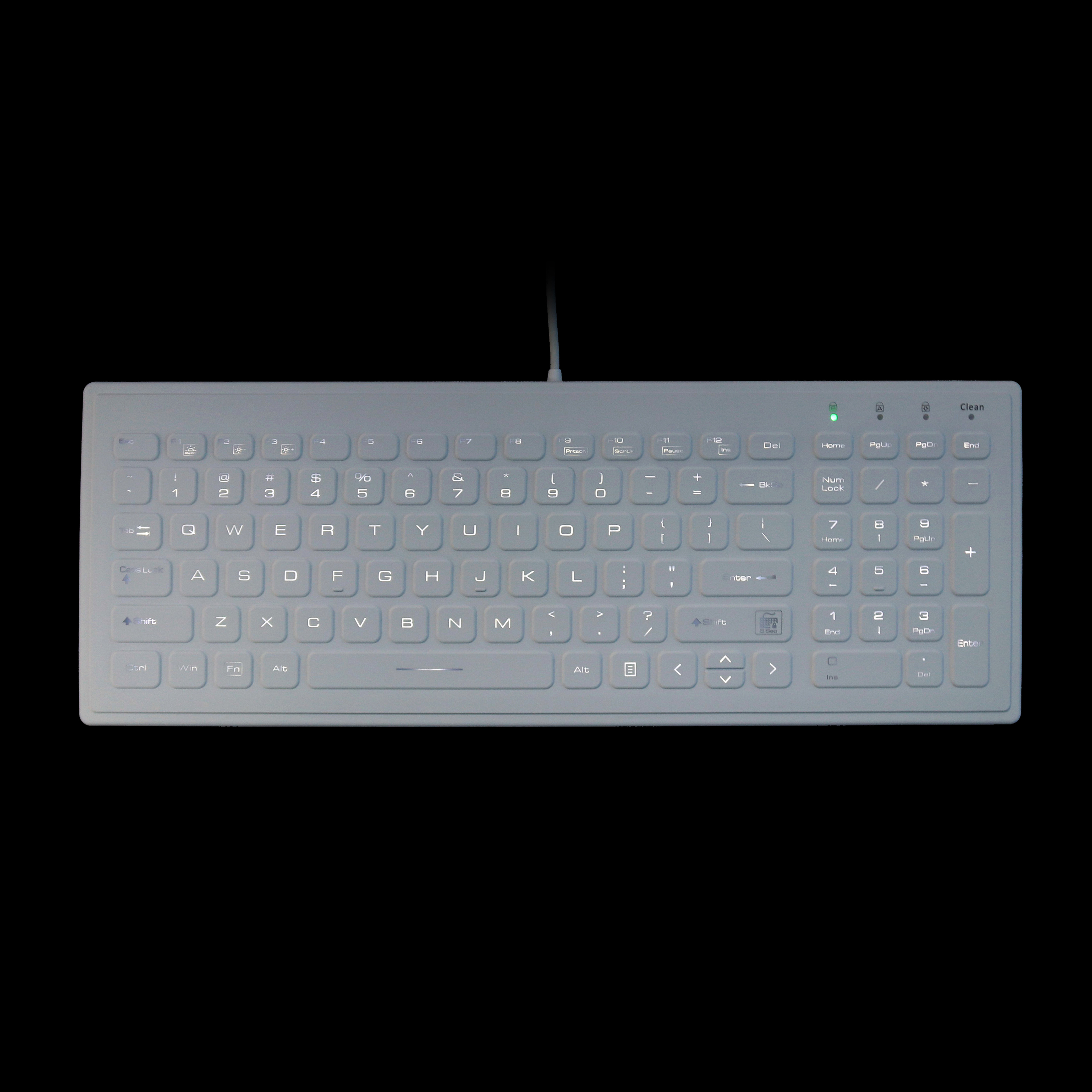 The perfect keyboard solution for medical carts