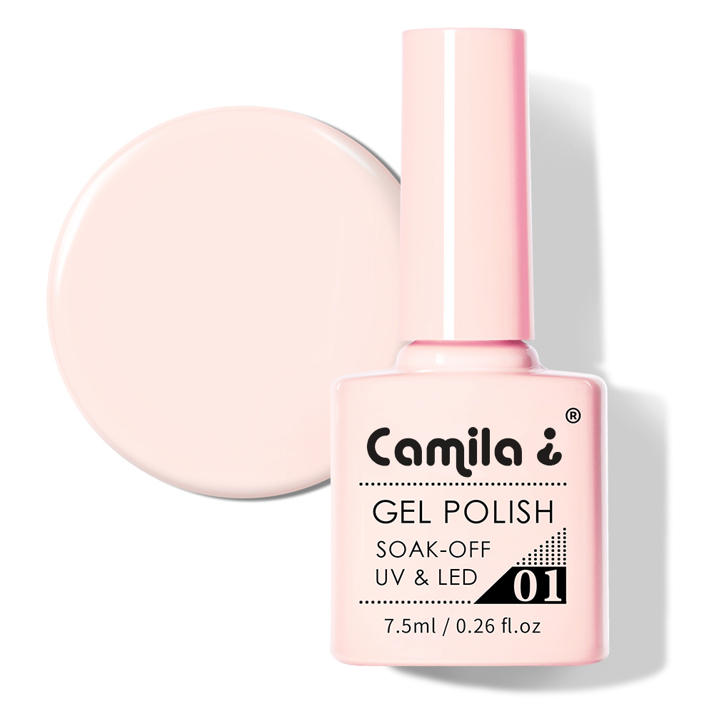 Camila Professional 88-Color UV LED Gel Polish 7.5ml Long-Lasting Soak Formula 7.5ml Bottle for Art Salon Use Free Available