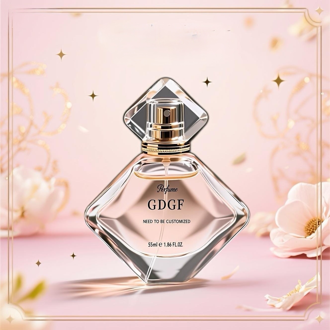Arabes Glass Dropper Bottle White Box Packaging Luxury Long Lasting Fragrance Cologne Women's Perfume