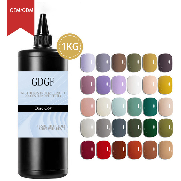Kerui Armor polish glue color glue kilogram large barrel UV phototherapy glue functional glue bottom glue seal nail store special wholesale