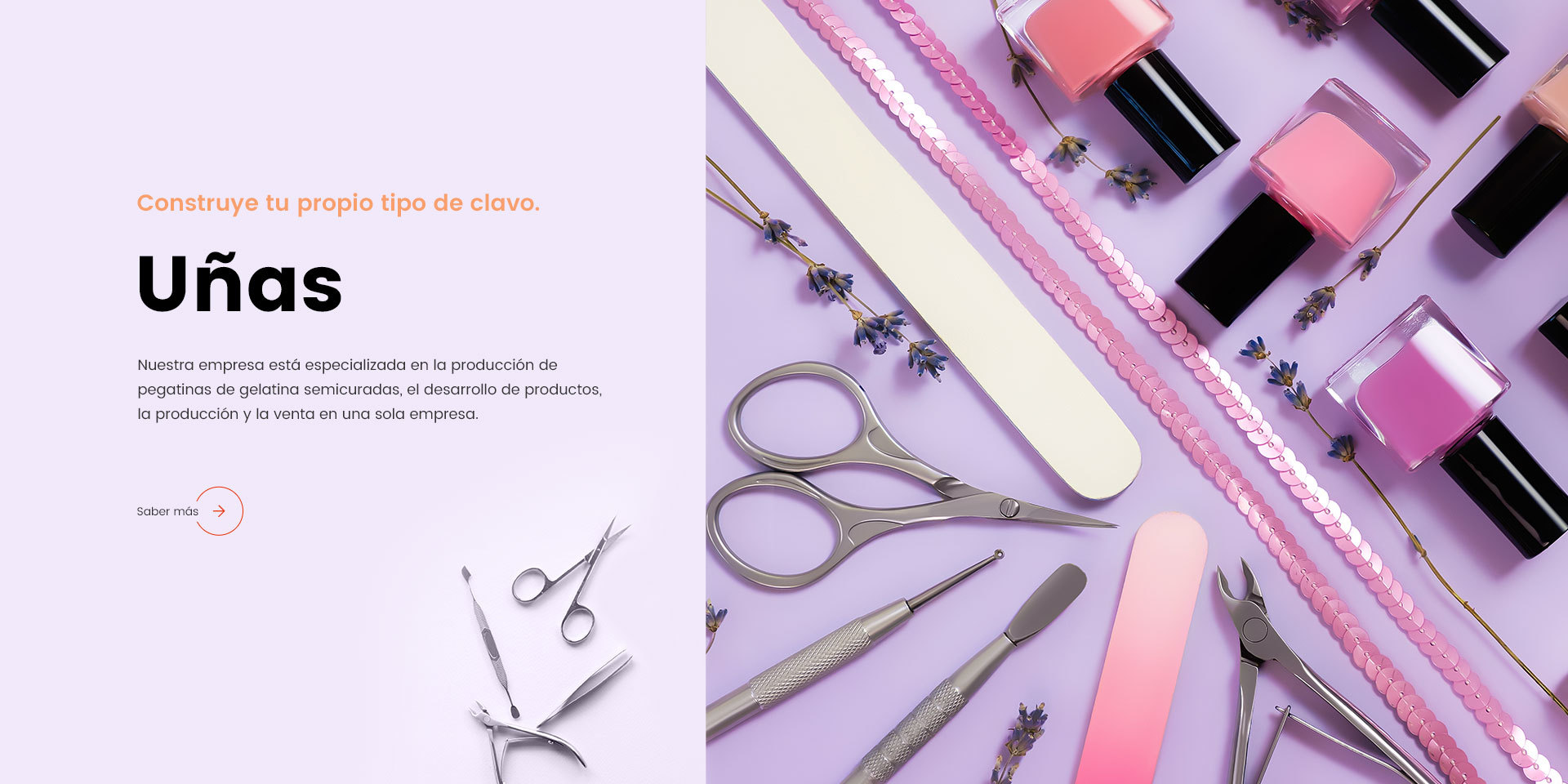 adhesivo de uñas