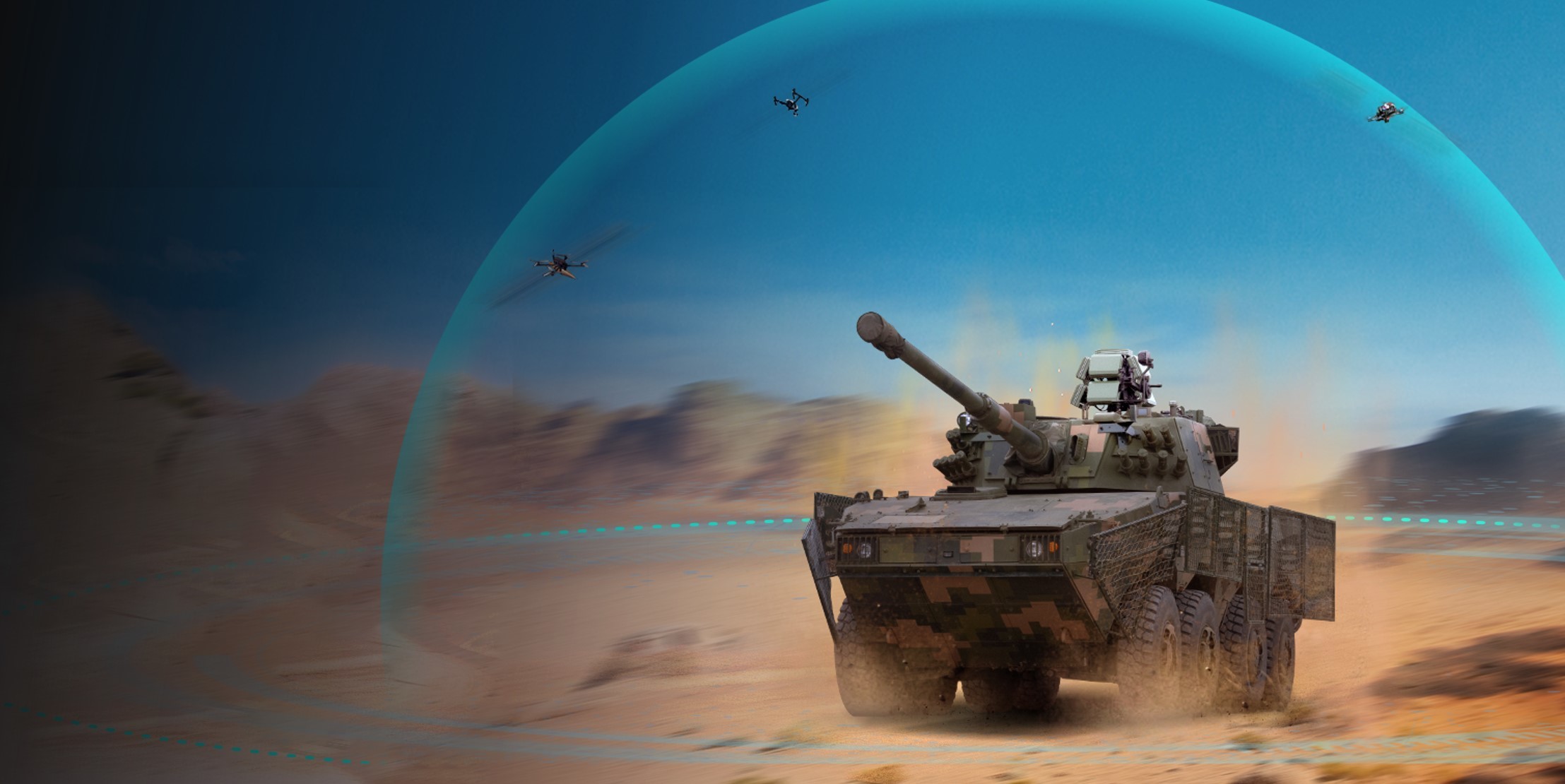 Drone Defense Solutions for Armoured Vehicles