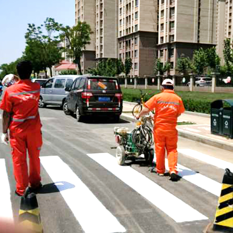 天津滨海新区道路划线