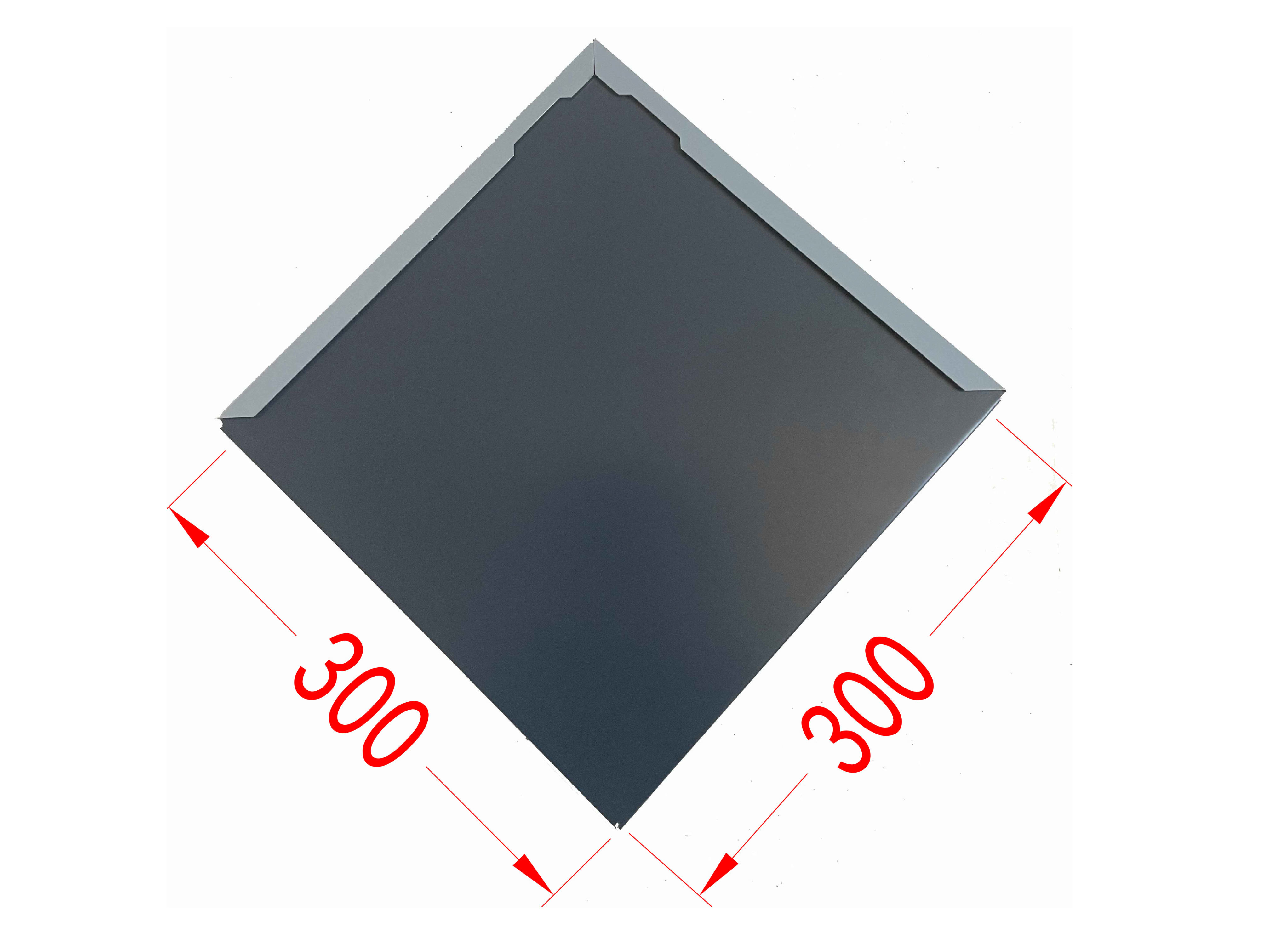 Aluminum alloy diamond tile