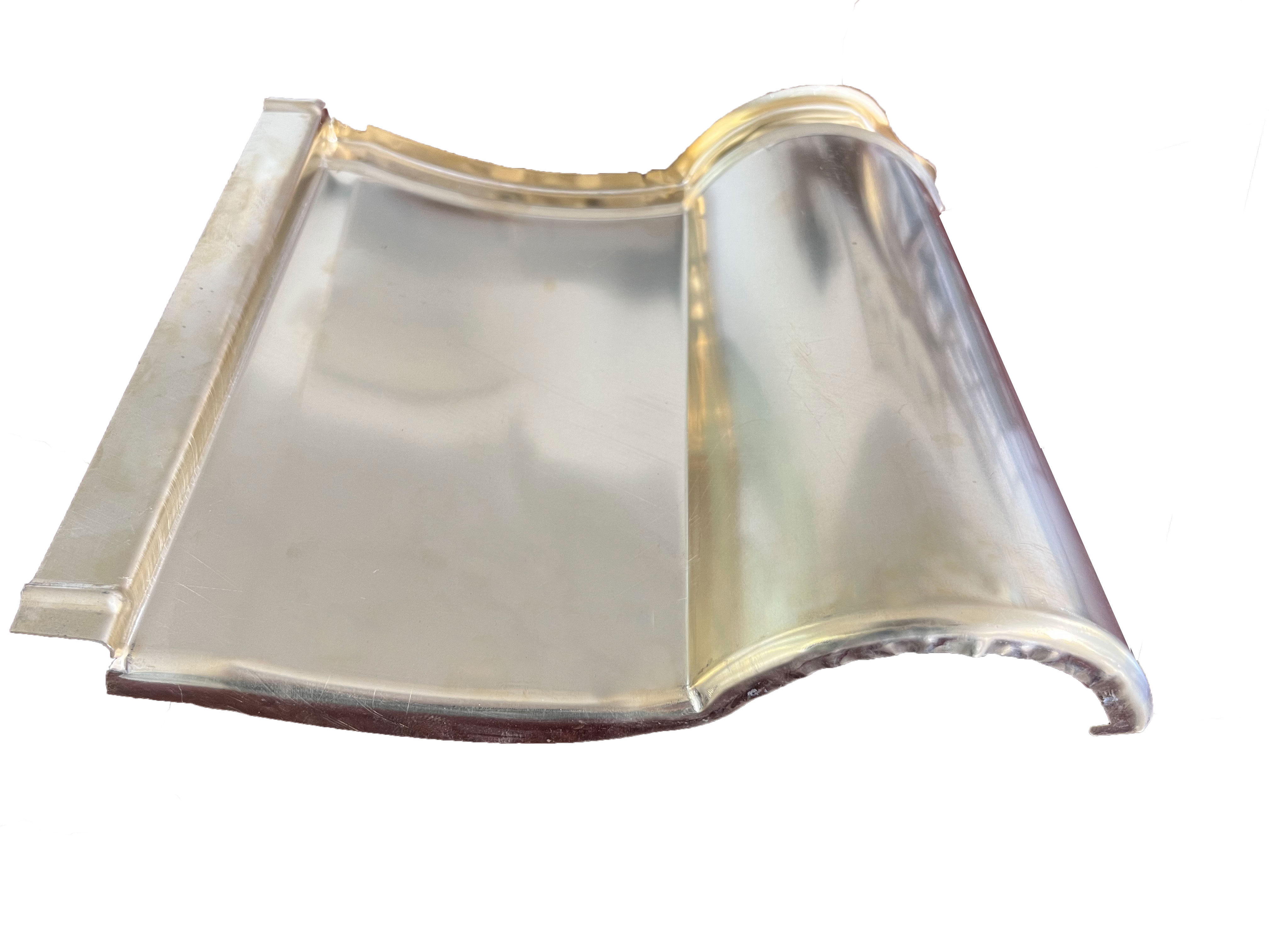 Brass roof tiles