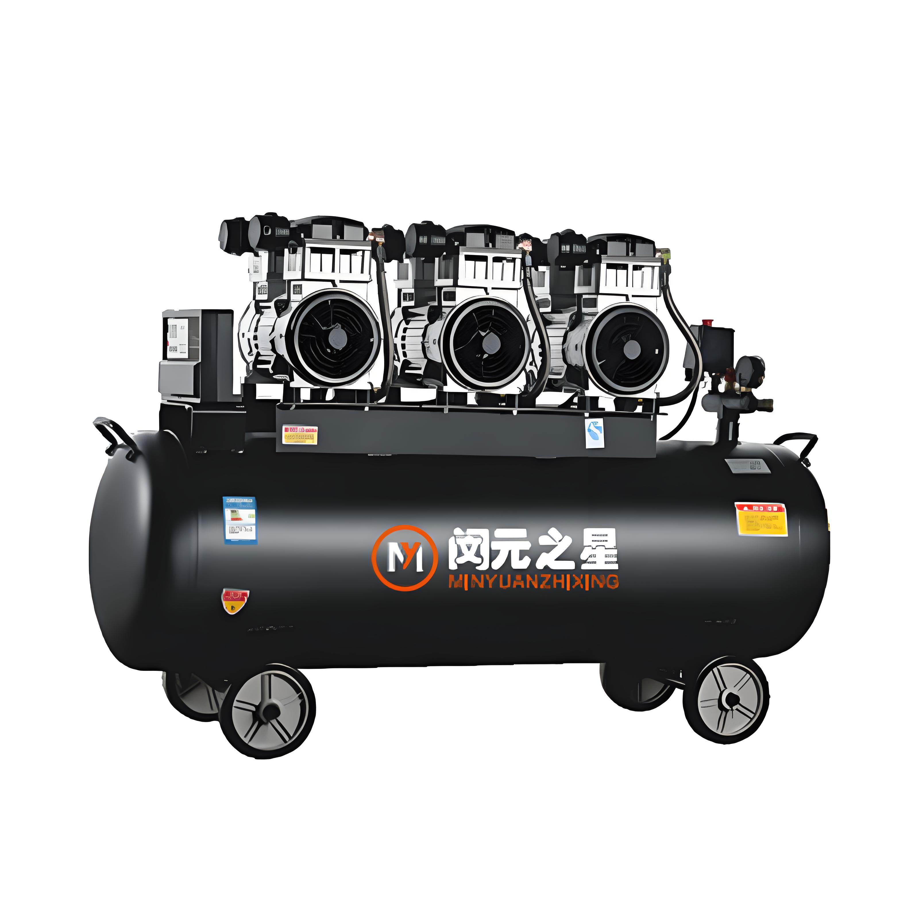 Oil-free silent air compressor
