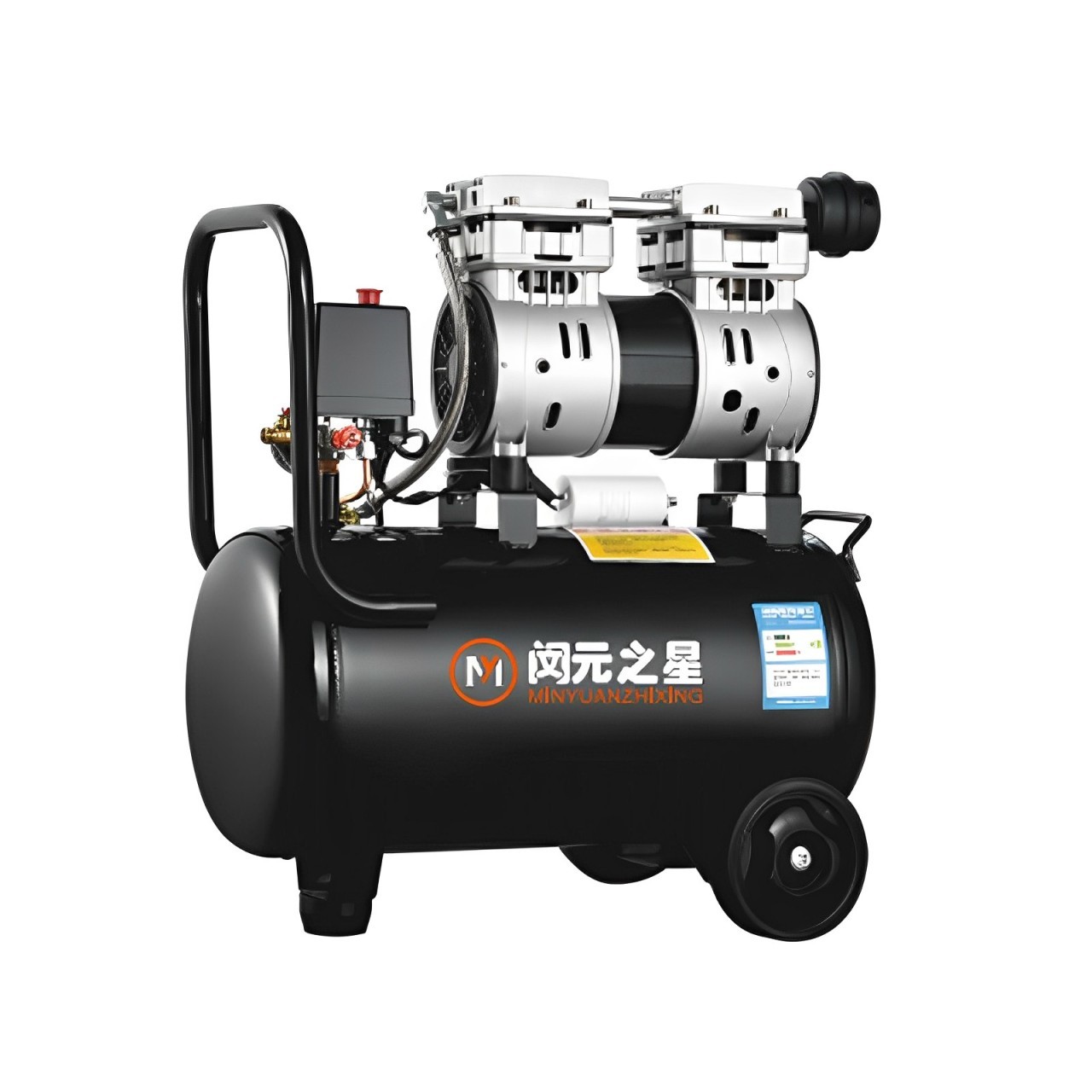 Oil-free silent air compressor