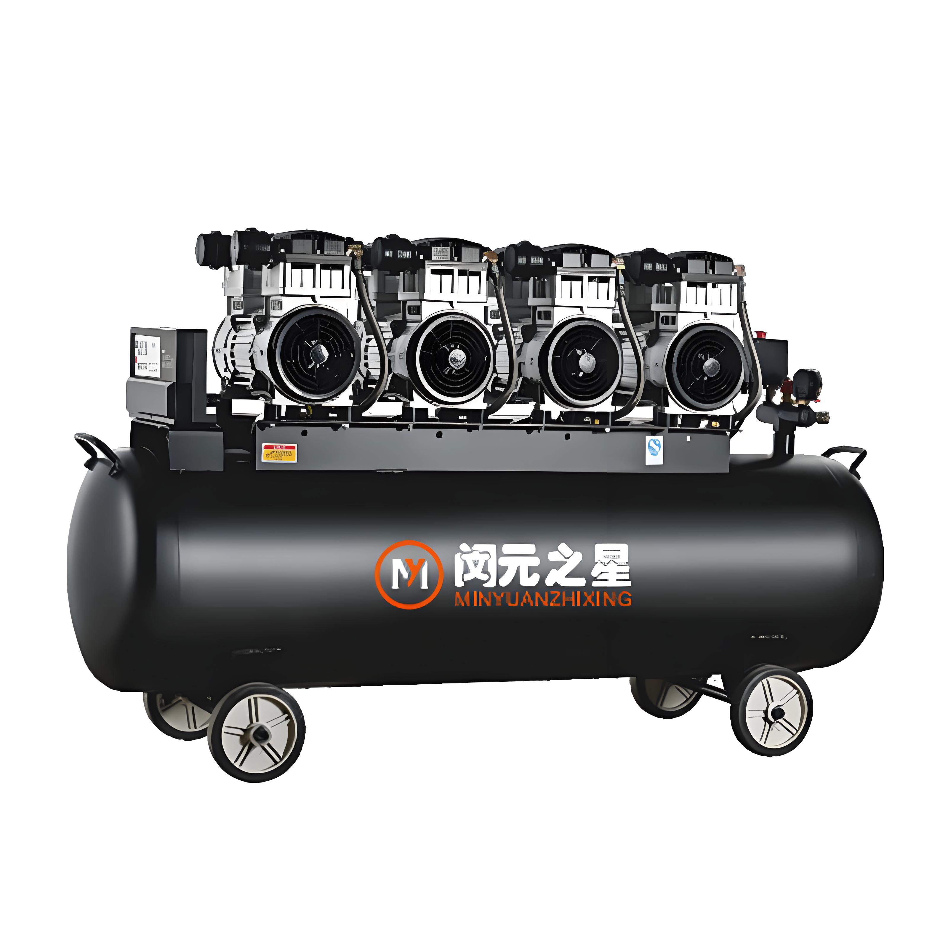 Oil-free silent air compressor