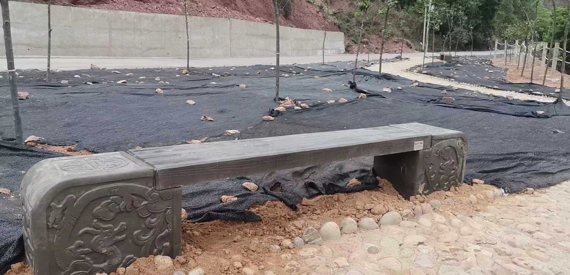 仿木纹混凝土制品