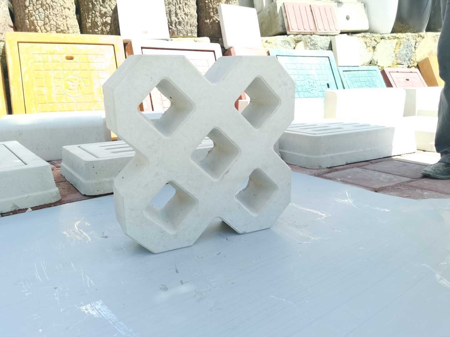 双八字植草砖