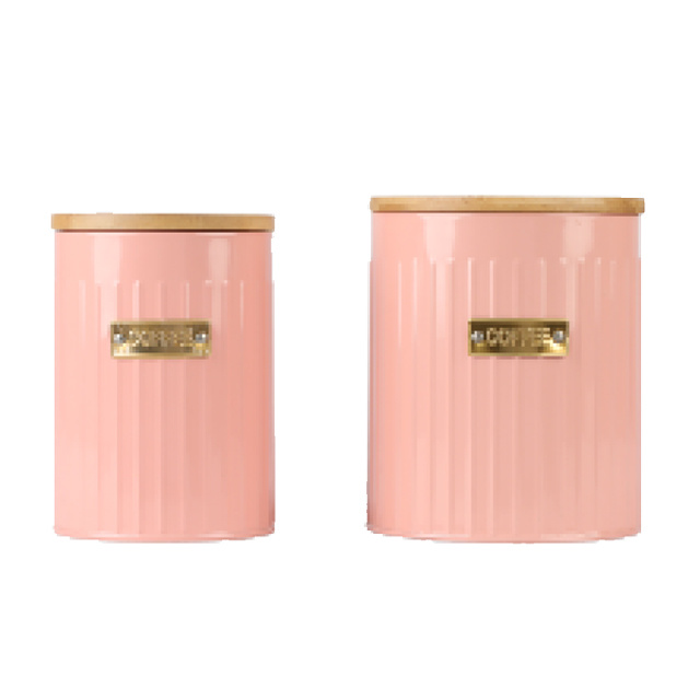 Food Storage Jar with Airtight Bamboo Lid - Can Be Used for Tea, Coffee, Spices