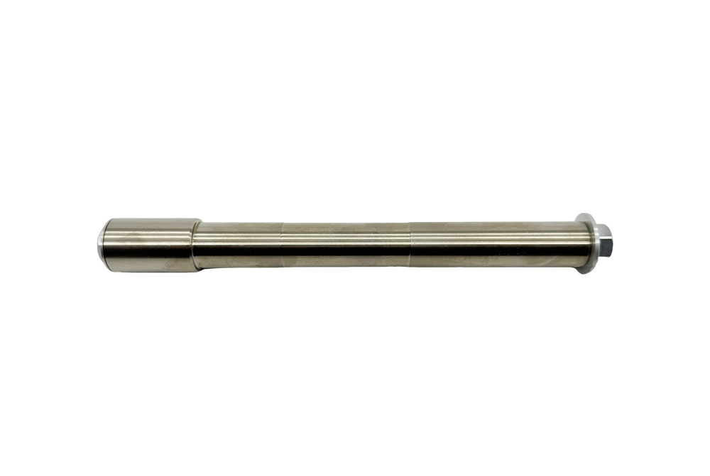 Hallow axle for front wheel Φ26*Φ22*M15*1.5*222 Hallow axle for front wheel Φ26*Φ22*M15*1.5*222