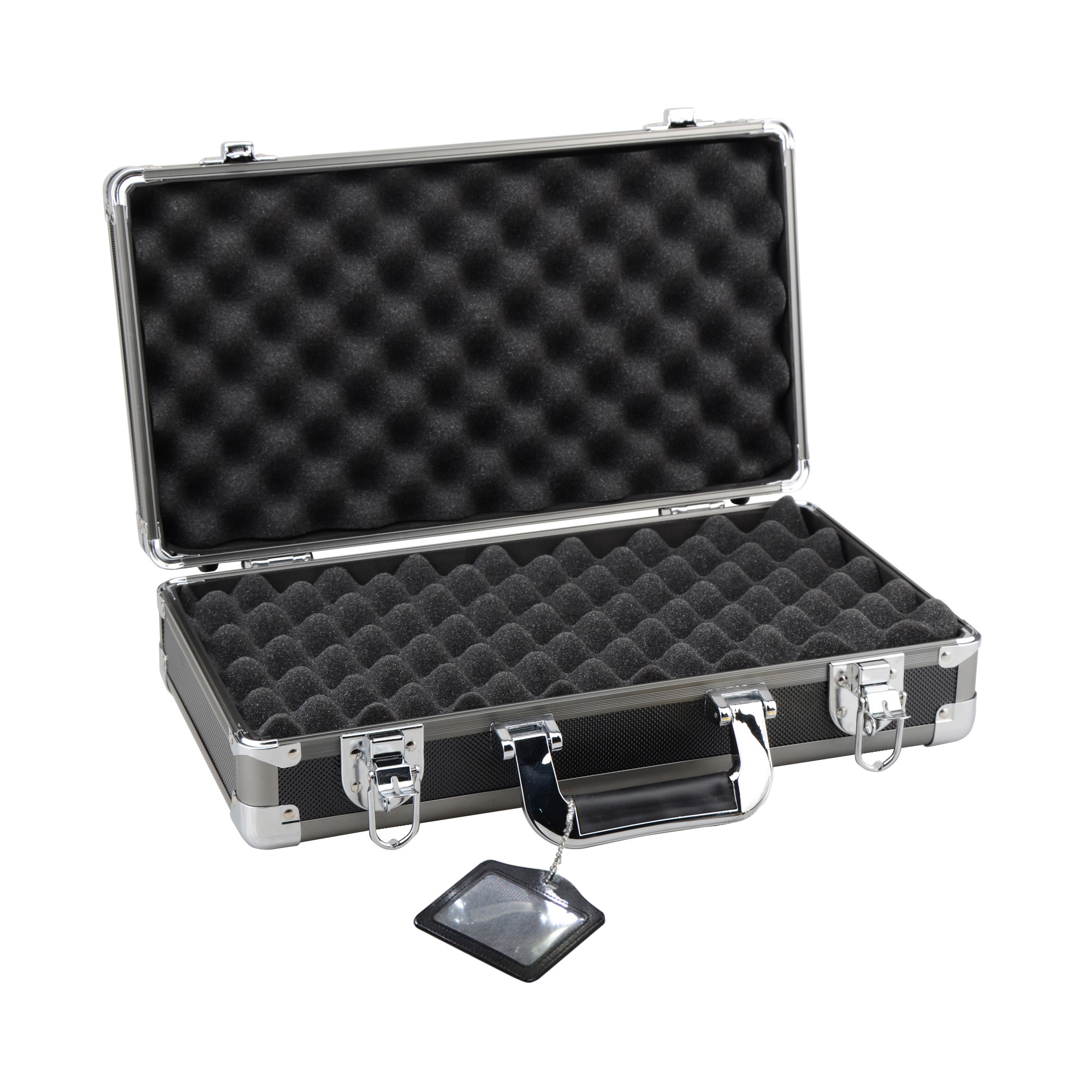 Pistol Case Aluminum Frame Lockable Storage Carry Case