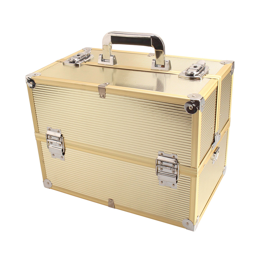 Lightweight Customized Cosmetic Aluminum Vanity Makeup Box