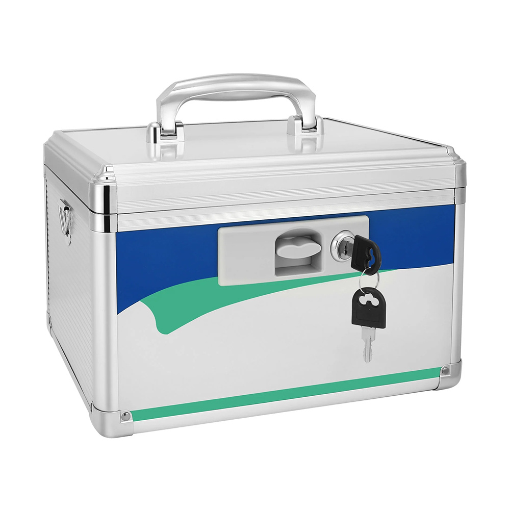 Lock Box for Medication, Medicine Lock Box With Key, Storage Lock Box