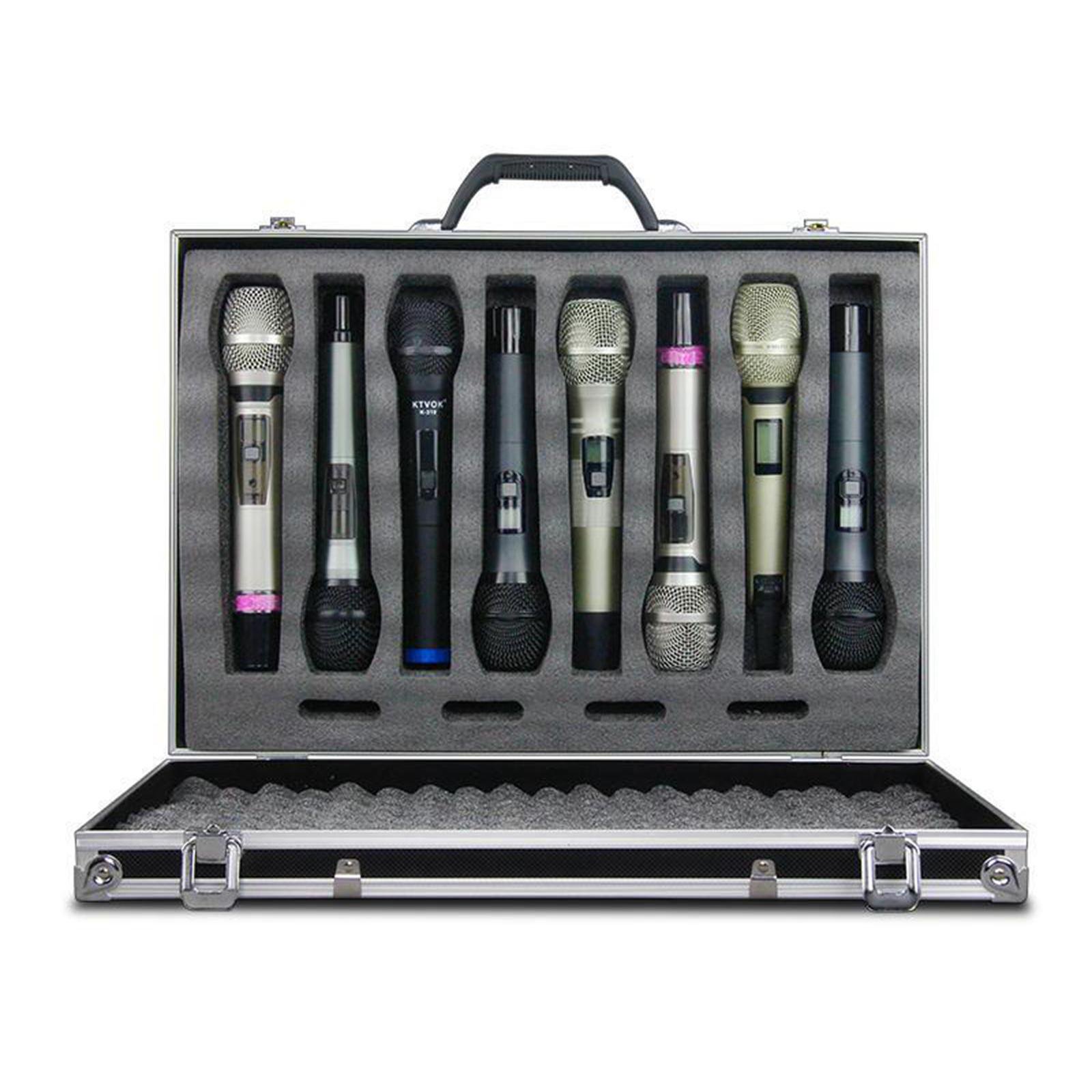 Microphone Case Broadcasting Singing Instrument Storage Case Mic Storage Box