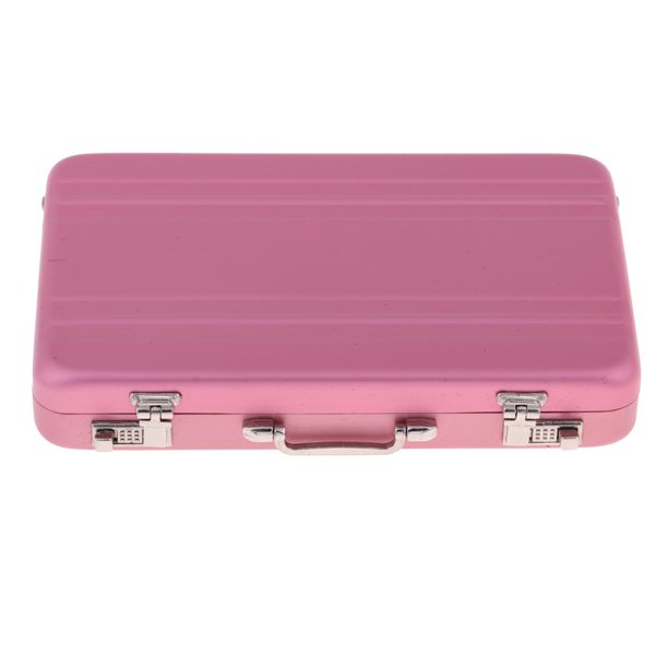 Briefcase Home Decoration Pink ，Travel Metal Code Suitcase