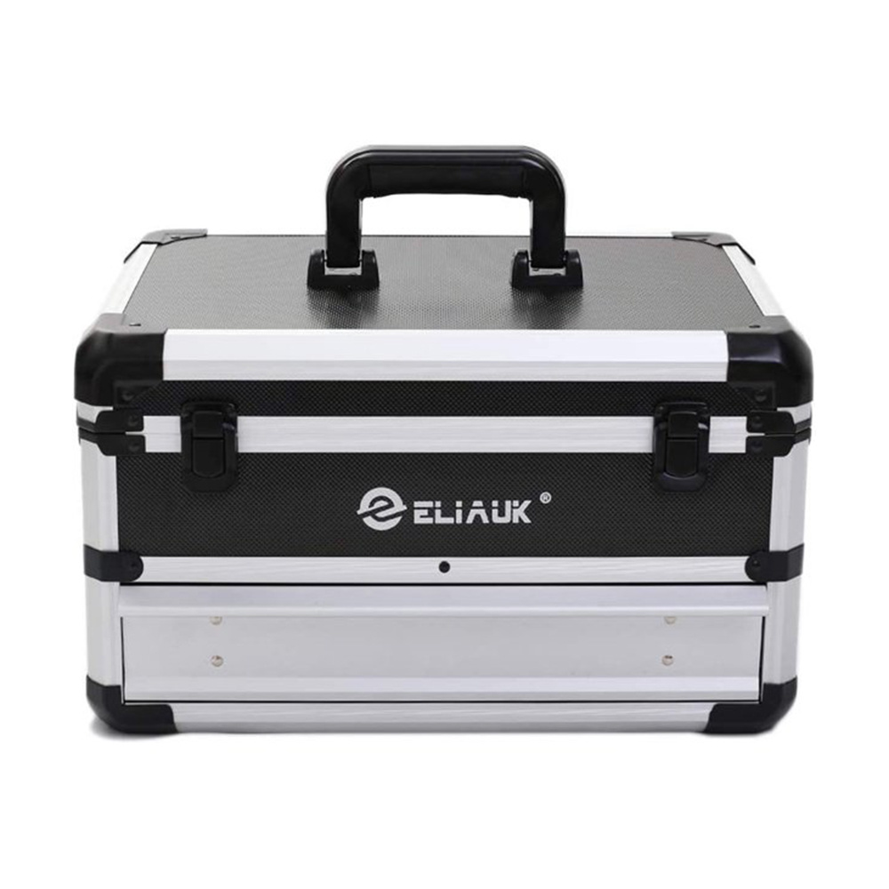 Portable Aluminum Tool box with Drawer Storage Carrying Tool box
