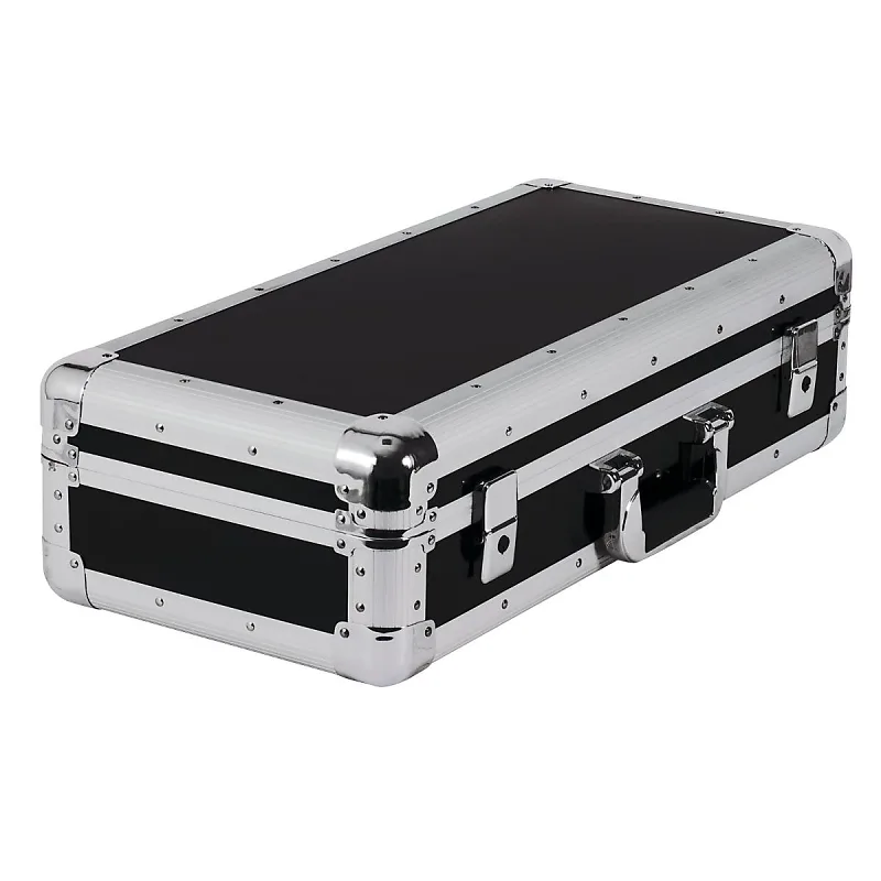 Professional 100 CD Case -  Robust Construction, 4-Fold Division, 2 Lockable Snap Fits, Black